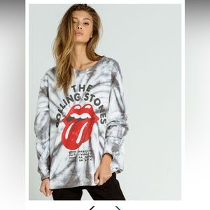 Bravado Rolling Stones Tie Dye Sweatshirt